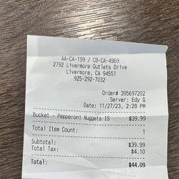 receipt receipt