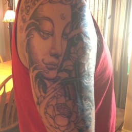 First phase on my tattoo from Sean at Black Cat tattoo, heis going to add color in a couple of weeks.. First phase on my tattoo from Sean at Black Cat tattoo, heis going to add color in a couple of weeks..