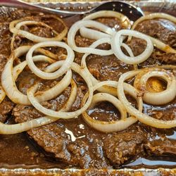 Foodbites Filipino Grocery And Cuisine - Bistek (beefsteak, catering size) - very tender and tasty!