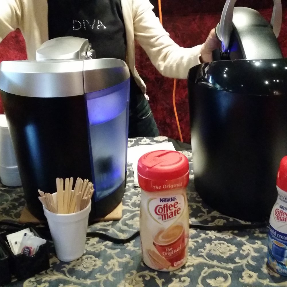 Grove Theater Center - My hot cocoa being made. They also sell other assorted drinks and snacks too. - Performing Arts Near Me - Burbank, California