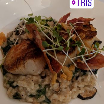 TRIS - Sea scallops - New American Near Me - The Woodlands, Texas TRIS - Sea scallops - New American Near Me - The Woodlands, Texas