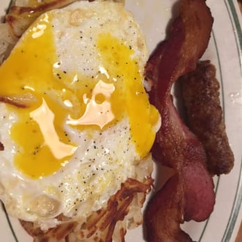 Jus' Jo's - Beautiful over medium egg that I put on top of my I hash browns. - Breakfast & Brunch Near Me - Clovis, California Jus' Jo's - Beautiful over medium egg that I put on top of my I hash browns. - Breakfast & Brunch Near Me - Clovis, California