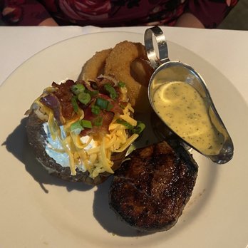 BrickTop's - Filet with baked potato - Breakfast & Brunch Near Me - Birmingham, Alabama BrickTop's - Filet with baked potato - Breakfast & Brunch Near Me - Birmingham, Alabama