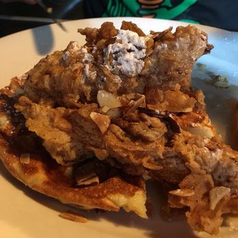 Fidels Cafe - Waffle with fried chicken - Cafes Near Me - Wellington, WGN Fidels Cafe - Waffle with fried chicken - Cafes Near Me - Wellington, WGN
