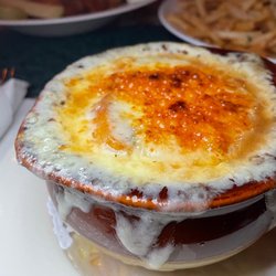 Vinny's Backyard Restaurant - French onion soup