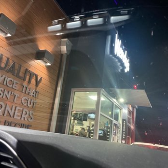 Wendy's - the outside of a restaurant at night - Burgers Near Me - McComb, Mississippi