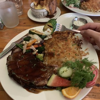 Ted's Range Road Diner - Prime rib with a rosti - Diners Near Me - Meaford, Ontario