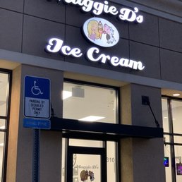 Front of ice cream shop