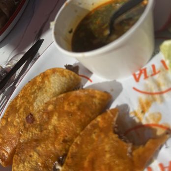 La Tia Tacos & More - Queso-birria tacos and conzome - Tacos Near Me - Corona, California La Tia Tacos & More - Queso-birria tacos and conzome - Tacos Near Me - Corona, California