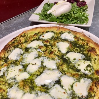 Persona Pizzeria - Pesto pizza and Baratta Beet salad - Pizza Near Me - Santa Barbara, California Persona Pizzeria - Pesto pizza and Baratta Beet salad - Pizza Near Me - Santa Barbara, California