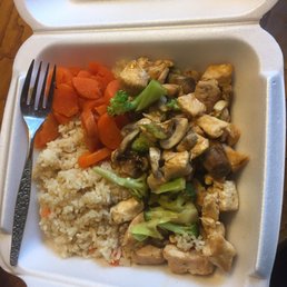 Teriyaki chicken with mushrooms and broccoli Teriyaki chicken with mushrooms and broccoli