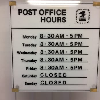 US Post Office - This would have been so helpful for me to know before I came here on a Saturday. - Post Offices Near Me - Hacienda Heights, California US Post Office - This would have been so helpful for me to know before I came here on a Saturday. - Post Offices Near Me - Hacienda Heights, California