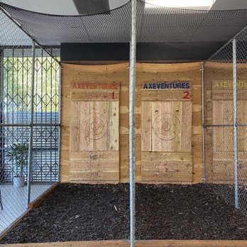 Axe Ventures LA - Axe cages - Axe Throwing Near Me - Los Angeles, California