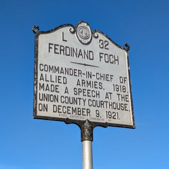 Ferdinand Foch Historical Marker - Ferdinand Foch Historical Marker, Monroe - Landmarks & Historical Buildings Near Me - Monroe, North Carolina Ferdinand Foch Historical Marker - Ferdinand Foch Historical Marker, Monroe - Landmarks & Historical Buildings Near Me - Monroe, North Carolina
