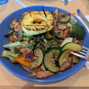 Wipeout Bar & Grill - Teriyaki chicken bowl. I substituted the rice for lettuce. - Burgers Near Me - San Francisco, California Wipeout Bar & Grill - Teriyaki chicken bowl. I substituted the rice for lettuce. - Burgers Near Me - San Francisco, California