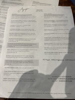 Menu photo 6 Agapi Bistro + Garden Pensacola, FL