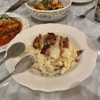 Via Triozzi - spaghetti carbonara - Italian Near Me - Dallas, Texas Via Triozzi - spaghetti carbonara - Italian Near Me - Dallas, Texas