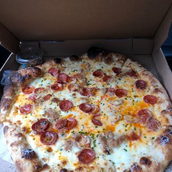 Dantini Pizza - The magical secret pizza from superbowl weekend. Pepperoni, garlic confit, and ricotta cream. Literally all my pizza dreams came true. - Pizza Near Me - Seattle, Washington Dantini Pizza - The magical secret pizza from superbowl weekend. Pepperoni, garlic confit, and ricotta cream. Literally all my pizza dreams came true. - Pizza Near Me - Seattle, Washington