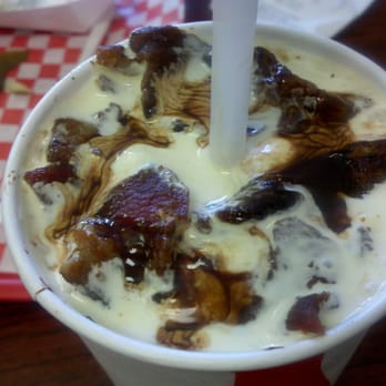 Fab Hot Dogs - Note the bacon on top of the milkshake - Hot Dogs Near Me - Reseda, California