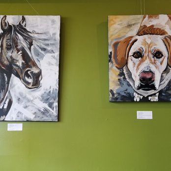 Blue Kangaroo Coffee Roasters - I love the artwork. Doggies!!!! - Coffee Roasteries Near Me - Portland, Oregon