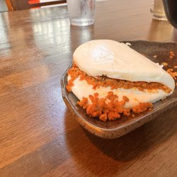 Ramen Station - Spicy ground pork in a bao bun