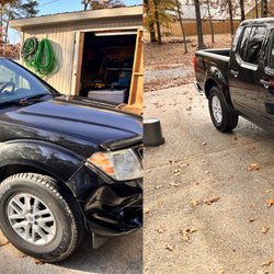 McCullough’s Auto Detailing - Nissan Truck Before and After Exterior Detail