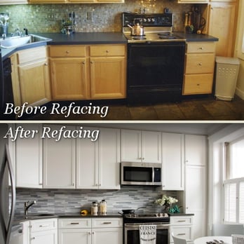 Kitchen Tune-Up - before and after refacing - Cabinetry Near Me Kitchen Tune-Up - before and after refacing - Cabinetry Near Me