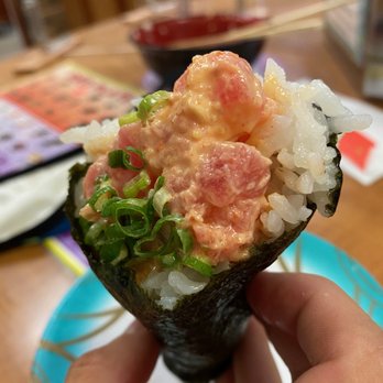 KuruKuru Sushi - Spicy ahi tekamaki - Sushi Bars Near Me - Honolulu, Hawaii KuruKuru Sushi - Spicy ahi tekamaki - Sushi Bars Near Me - Honolulu, Hawaii