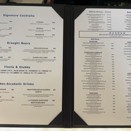 Drinks Menu Drinks Menu