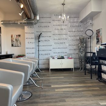 Caliber Hair & Makeup Studio - Inside the salon, I think the "blow out" area. - Hair Salons Near Me - Reno, Nevada Caliber Hair & Makeup Studio - Inside the salon, I think the "blow out" area. - Hair Salons Near Me - Reno, Nevada
