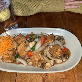 Pepper Sky's Thai Sensation - Basil and chili with tofu - Thai Near Me - Cambridge, Massachusetts Pepper Sky's Thai Sensation - Basil and chili with tofu - Thai Near Me - Cambridge, Massachusetts
