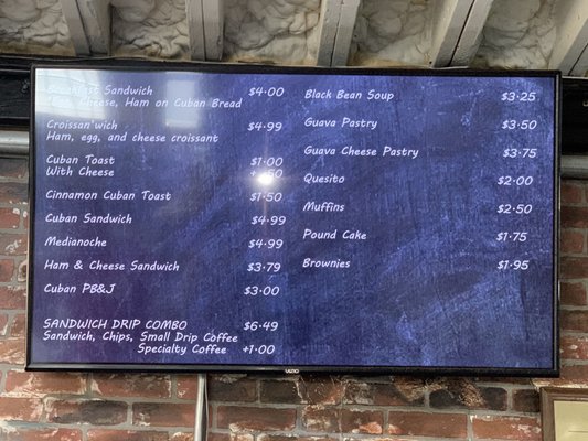Menu photo 3 22nd Street Coffee Tampa, FL