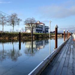 Watershed Wellness - View of the building walking on the marina walkway