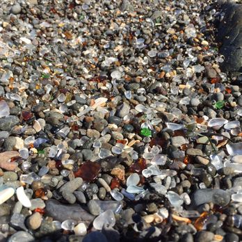 Glass Beach - 09.05.16 the different color of glass looks especially pretty when the sun hits it - Beaches Near Me Glass Beach - 09.05.16 the different color of glass looks especially pretty when the sun hits it - Beaches Near Me