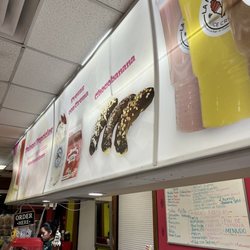 La Michoacan Ice Cream - Menu / Chocolate covered bananas