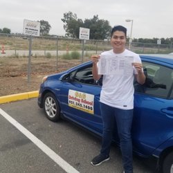 Kien passes the driving test at the Temecula location!