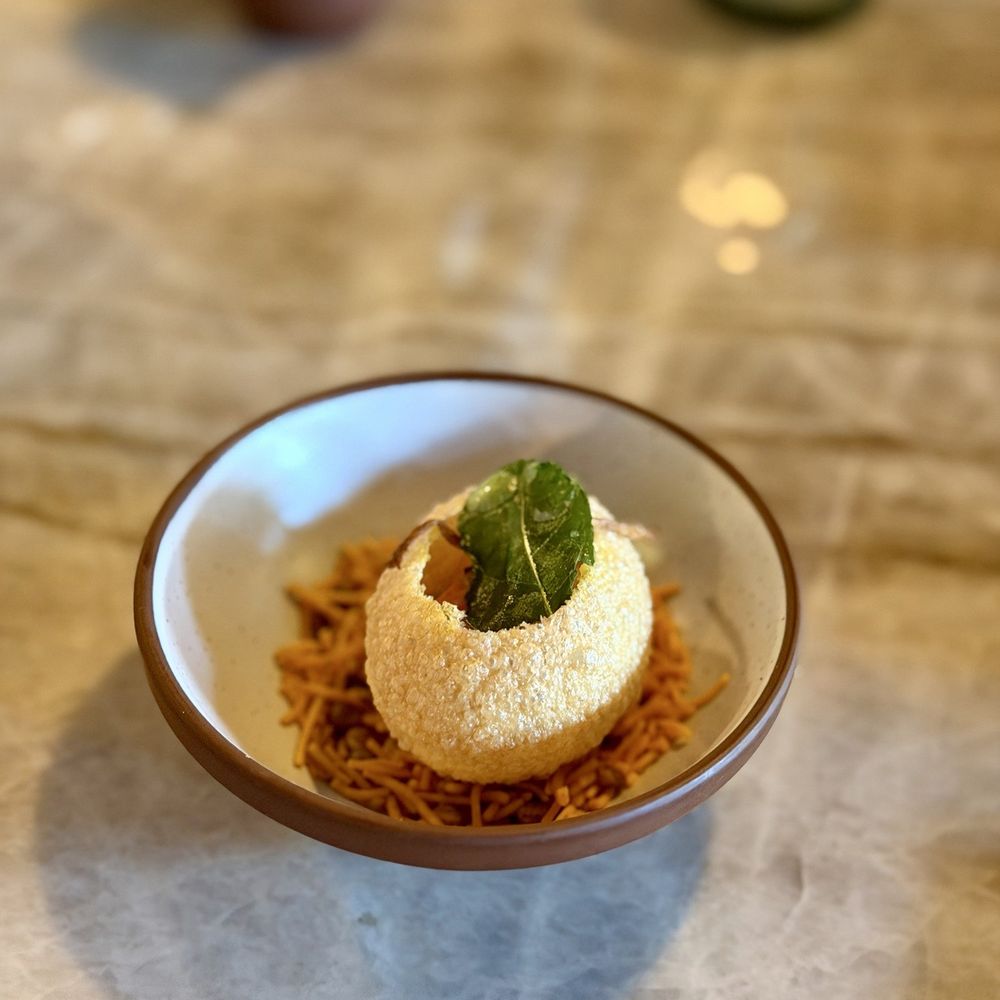 Mirra - Pani puri reimagined (with butter milk) - Mexican Near Me - Chicago, Illinois Mirra - Pani puri reimagined (with butter milk) - Mexican Near Me - Chicago, Illinois
