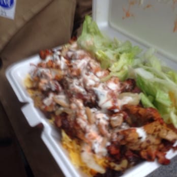 Soho Halal Guy - Chicken and rice with ranch and hit sauce! - Middle Eastern Near Me - New York, New York Soho Halal Guy - Chicken and rice with ranch and hit sauce! - Middle Eastern Near Me - New York, New York