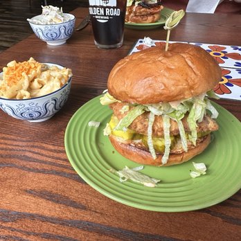 Fatbird - From left to right: Mac and Cheese, OG Sandwich with Buffalo Mayo - Southern Near Me - South Bend, Indiana Fatbird - From left to right: Mac and Cheese, OG Sandwich with Buffalo Mayo - Southern Near Me - South Bend, Indiana
