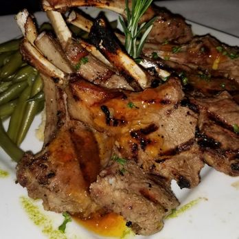 Capers - The Grilled Lamb "Lolli-pops" with Garlic Green Beans and Au Gratin Potatoes. - Bars Near Me - Kennesaw, Georgia