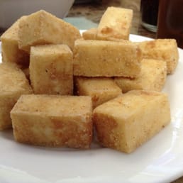 Salt and Pepper Tofu....very smooth, silky, and piping hot! Salt and Pepper Tofu....very smooth, silky, and piping hot!
