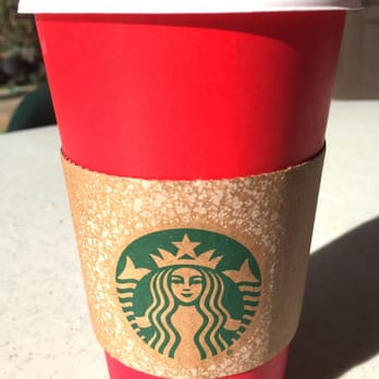 Starbucks - For those missing the Christmas decor on this year's red cups...just use a sleeve! It looks like holiday snowflakes! Cheers! - Coffee & Tea Near Me - Ewa Beach, Hawaii Starbucks - For those missing the Christmas decor on this year's red cups...just use a sleeve! It looks like holiday snowflakes! Cheers! - Coffee & Tea Near Me - Ewa Beach, Hawaii