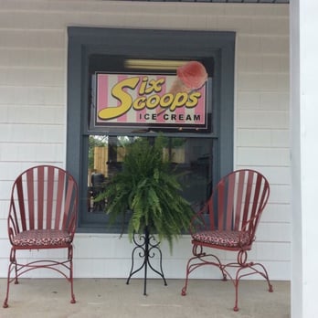 Six Scoops Ice Cream Shop - The front porch. - Ice Cream & Frozen Yogurt Near Me - Salem, Indiana Six Scoops Ice Cream Shop - The front porch. - Ice Cream & Frozen Yogurt Near Me - Salem, Indiana