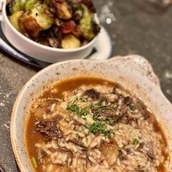 Short rib risotto
