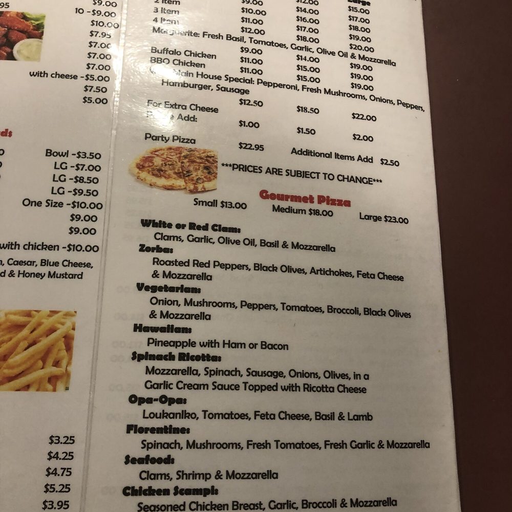 West Main Pizza - The menús found her that per the cashier is no longer the prices. - Pizza Near Me - Plainville, Connecticut
