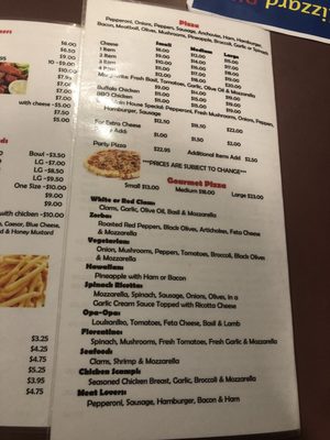 Menu photo 5 West Main Pizza Plainville, CT