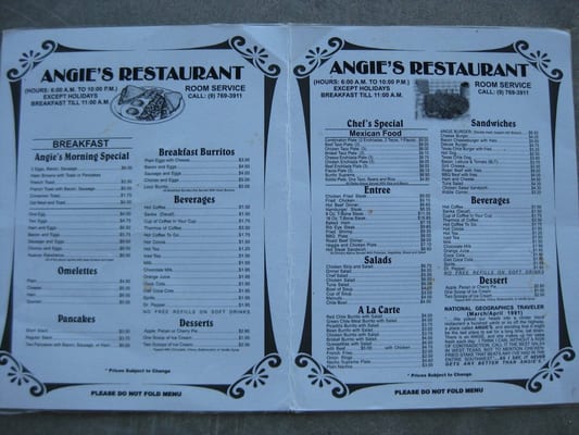 Menu photo 8 Angie's Restaurant Fort Hancock, TX Menu photo 8 Angie's Restaurant Fort Hancock, TX