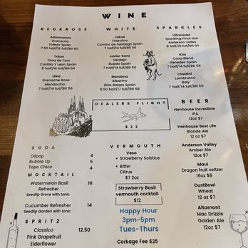 The Nook - Drink menu - Wine Bars Near Me - Sacramento, California The Nook - Drink menu - Wine Bars Near Me - Sacramento, California