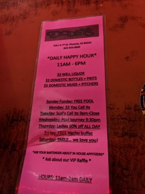 Menu photo 2 Dodeys Central Phoenix, AZ