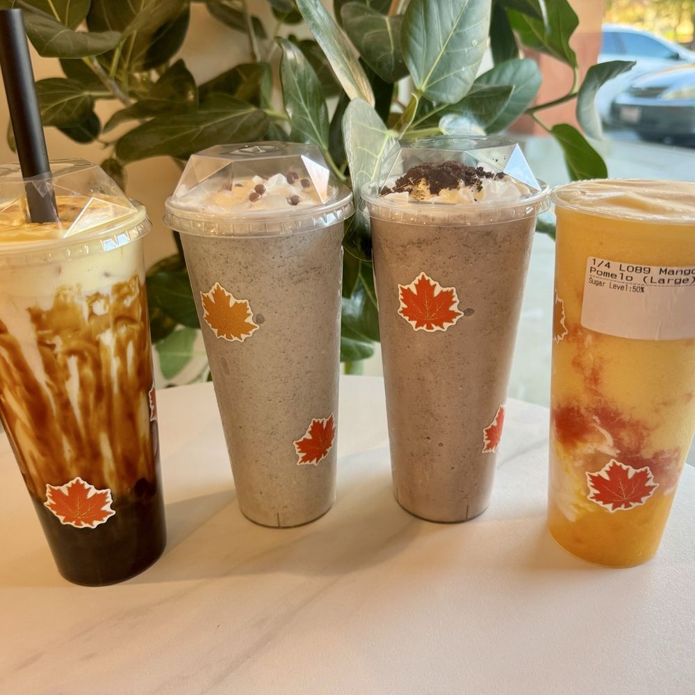 T% Coffee + Tea - Crème brûlée boba latte, Hey sesame, Oreo smoothie, Mango pomelo - Coffee & Tea Near Me - Elk Grove, California T% Coffee + Tea - Crème brûlée boba latte, Hey sesame, Oreo smoothie, Mango pomelo - Coffee & Tea Near Me - Elk Grove, California